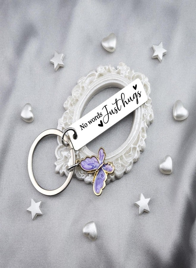 MOEXUKO In Memory of Loved One Gifts Sympathy Gifts for Loss of Loved One Memorial Gift for Loss of Mom Dad Memorial Keychain Remembrance Gift for Losses Bereavement Condolence Grief Present Keyring - Image 3
